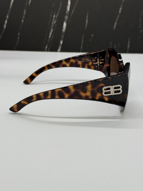 NEW BALENCIAGA BB0256S 002 BROWN BUTTERFLY WOMEN SUNGLASSES BALENCIAGA EYEWEAR main image 5